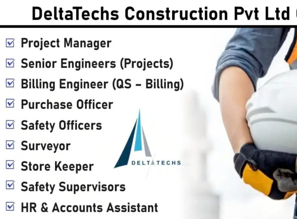 Join DeltaTechs Construction Jobs 2025 – Hiring Now Across Mumbai & Pune Projects!
