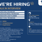 walk-in alert: imdaad technician jobs uae – dubai 3rd may 2025 | apply now