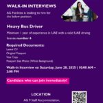 📍 Exciting Driver Job Opportunities at Al Ghurair Facilities Solutions Dubai 2025