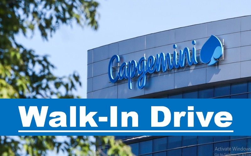 🌟 Capgemini Walk-in Interview in Kolkata 13th June 2025 for Exciting Jobs