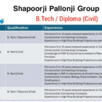 🌟 Shapoorji Pallonji Hiring Civil Engineers in Kolkata 2025 – High-Rise Experts Needed