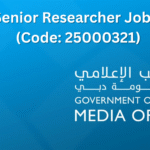 🌆 Dubai: Smart Dubai Senior Researcher Job Vacancy 2025 (Code: 25000321)