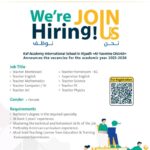 Amazing Teaching Jobs at Kaf Academy International,Riyadh 25