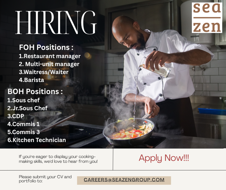 Seazen Group GCC Restaurant Job Openings 2025 for FOH & BOH Roles