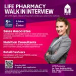 🌟 Life Pharmacy Walk-In Interview Dubai 2025: 5th July Job Openings Announced
