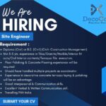 Site Engineer Jobs at DecoCon Promethean