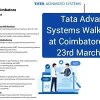 Tata Advanced Systems Walk-In Drive 2025 | CNC Machine Operator Jobs in Coimbatore – March 23, 2025