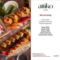 Portugal Attiko Lisbon Restaurant Hiring Following Vacancies on Jan 2025