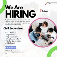 Godrej Properties Careers Opportunity – Civil Supervisor Jobs in Raipur 2025 | Apply Now