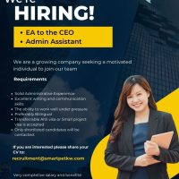 Kuwait Smart Pet Hiring EA to the CEO and ADMIN ASSISTANT Jan 2025